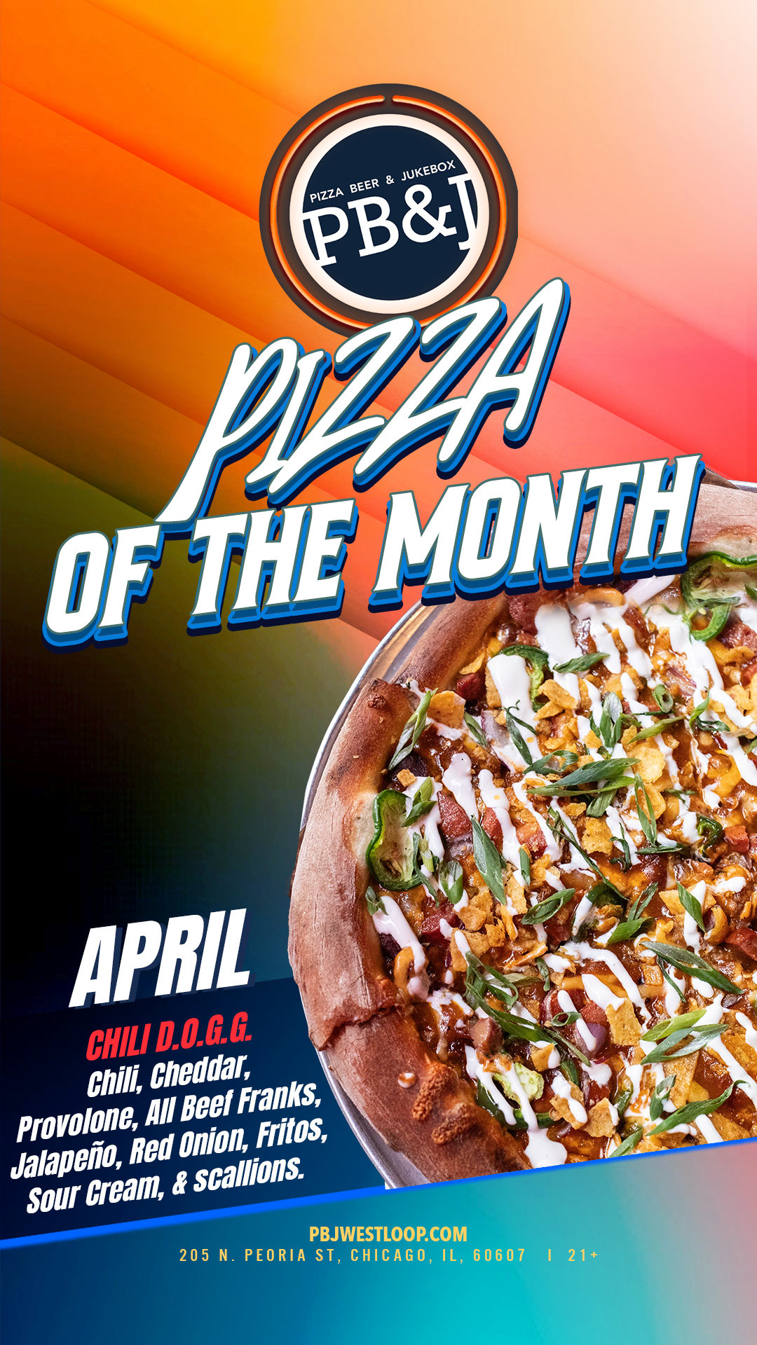April Pizza of the Month
